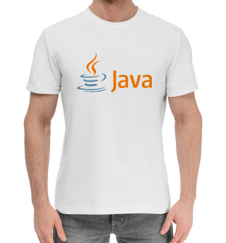 Мужская хлопковая футболка Java Programmer