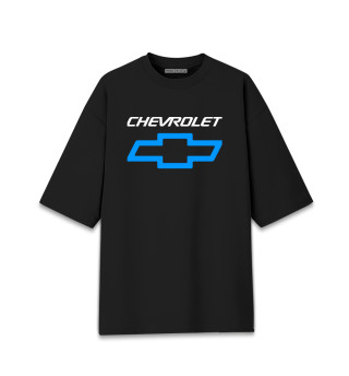 Женская футболка оверсайз Chevrolet