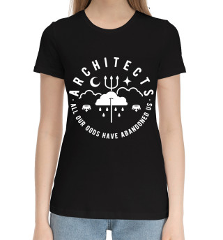 Хлопковая футболка для девочек Architects