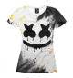 Женская футболка Marshmello / Маршмеллоу