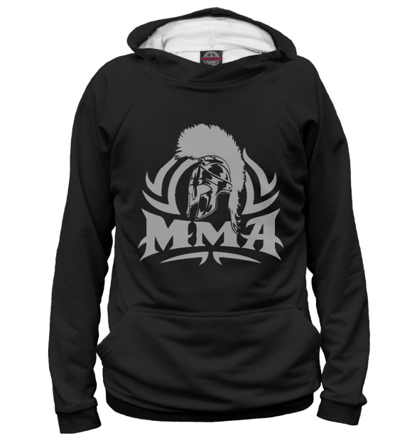 Женское худи с изображением MMA Fighter цвета Белый