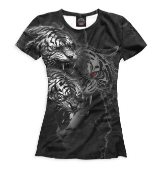 Женская футболка Тигры