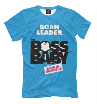 Мужская футболка Born leader - back in busin