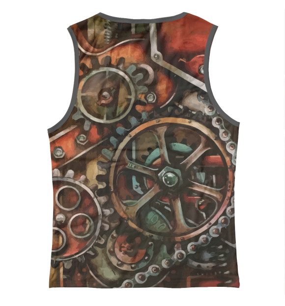 Майка для девочки с изображением Редуктор / Steampunk цвета Белый