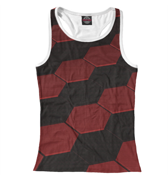 Женская майка-борцовка с изображением Соты цвета Белый