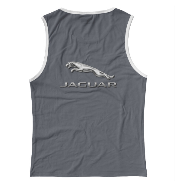 Майка для девочки с изображением Jaguar цвета Белый