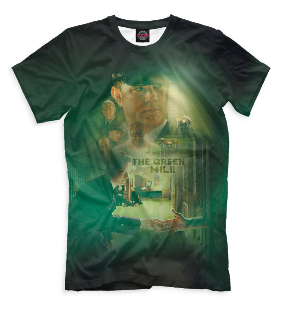 Футболка для мальчиков с изображением Зеленая миля цвета Белый