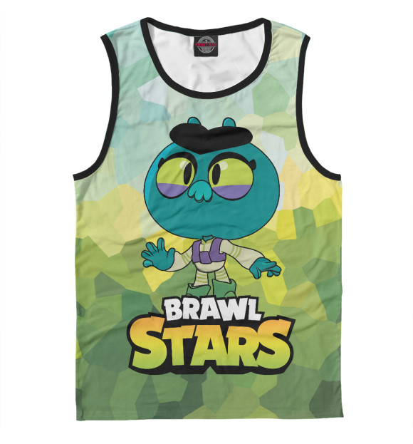 Майка для мальчика с изображением EVE Brawl Stars / ЕВА цвета Белый