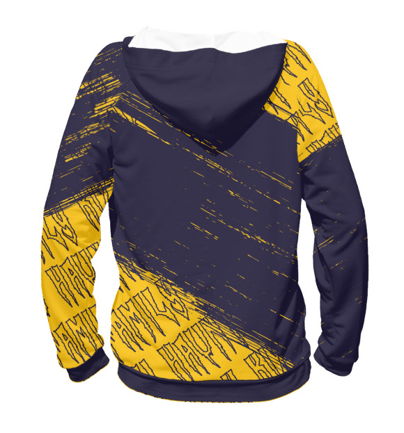 Женское худи с изображением Kizaru / Кизару цвета Белый