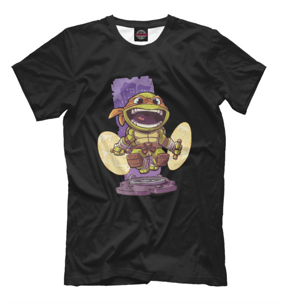 Футболка для мальчиков с изображением Ninja Turtles цвета Белый