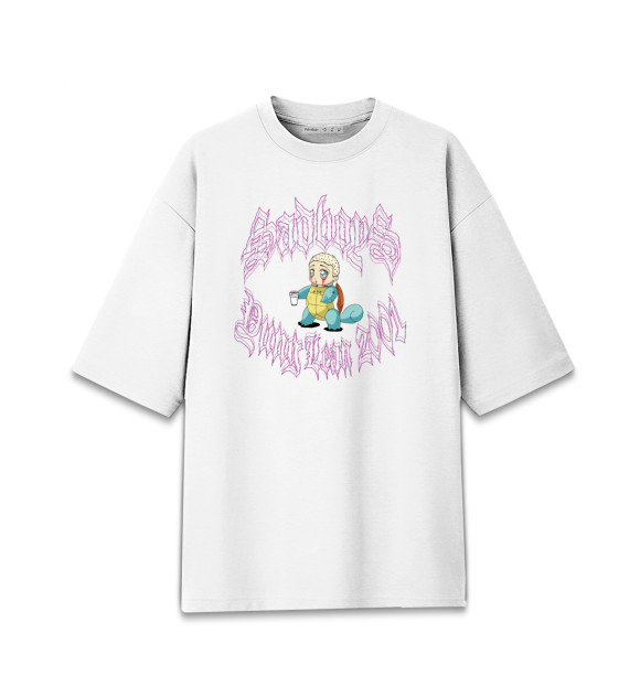 Женская футболка оверсайз с изображением Yung Lean цвета Белый
