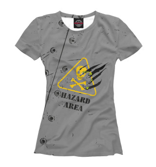 Женская футболка Hazard Area