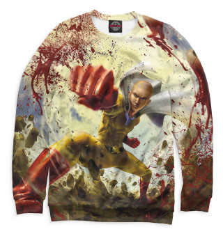 Женский свитшот One-Punch Man сайтама кровь