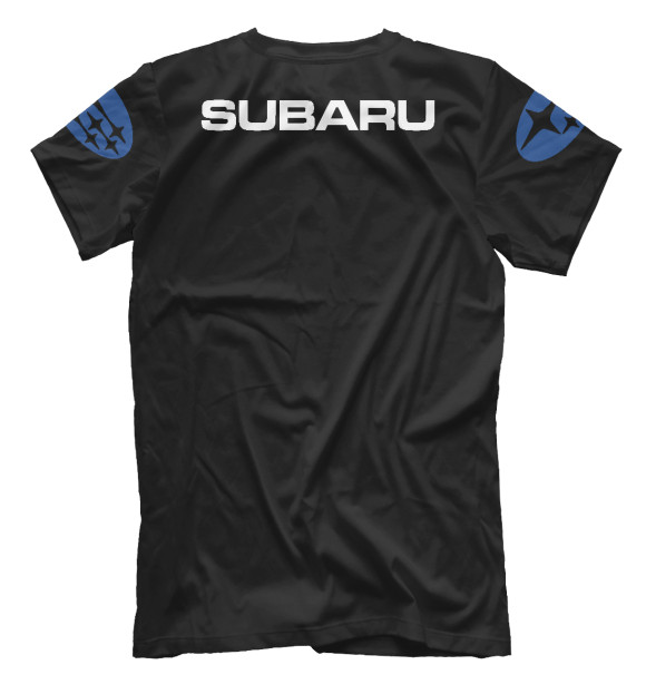 Футболка для мальчиков с изображением Subaru цвета Белый