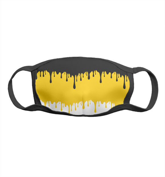 Маска тканевая с изображением Российская Империя (потёки) цвета Белый