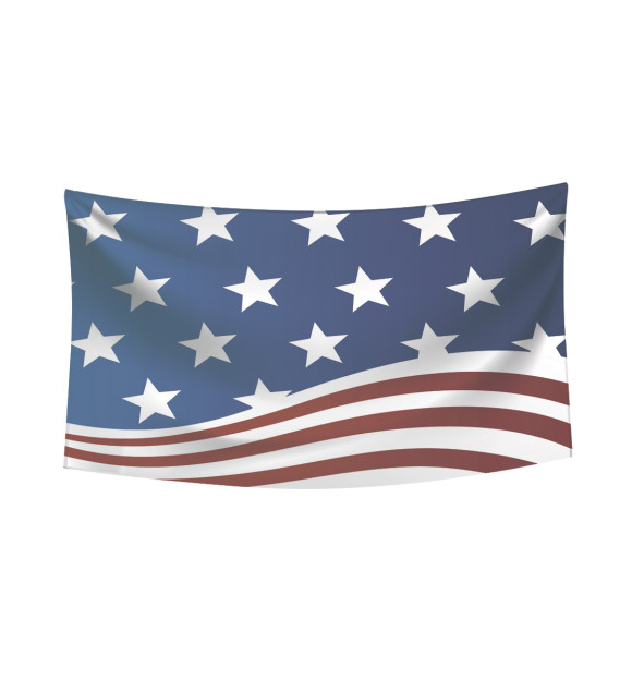 Флаг с изображением США цвета Белый