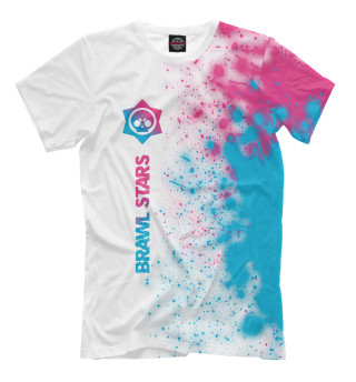 Мужская футболка Brawl Stars Neon Gradient (splash)