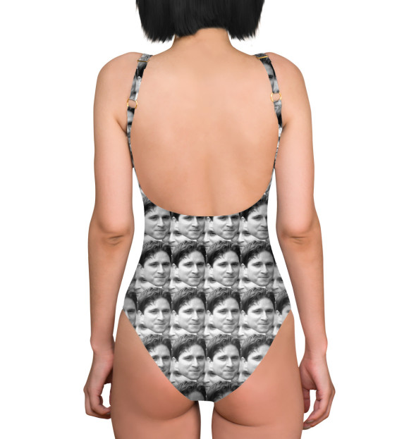 Купальник-боди с изображением Kappa цвета 