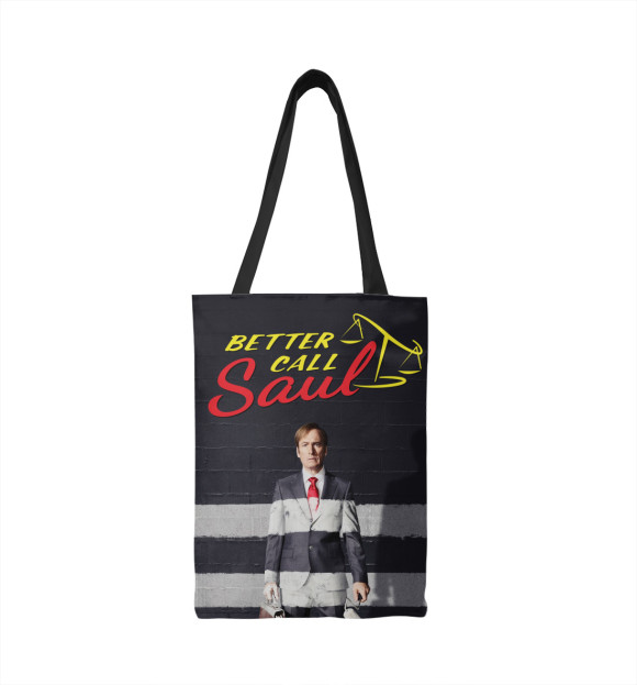 Сумка-шоппер с изображением Лучше звоните Солу цвета 