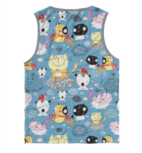 

Майки Print Bar, Белый, Кошечки