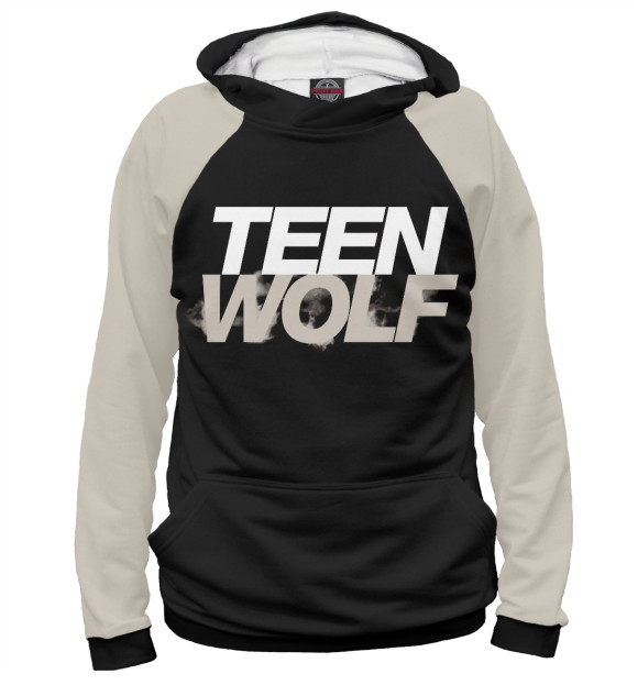 Женское худи с изображением Teen Wolf цвета Белый