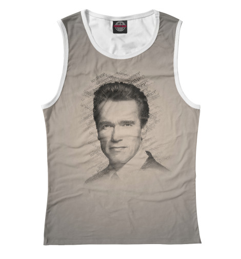 

Майки Print Bar, Белый, Арнольд Шварценеггер