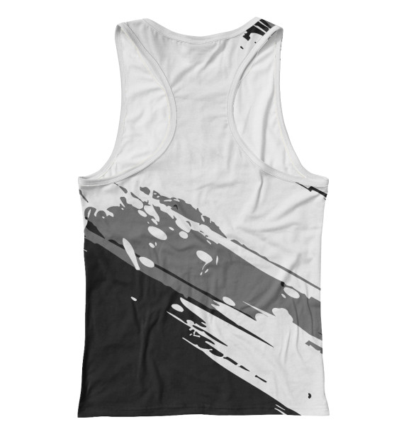 Женская майка-борцовка с изображением Воздушно Десантные Войска цвета Белый