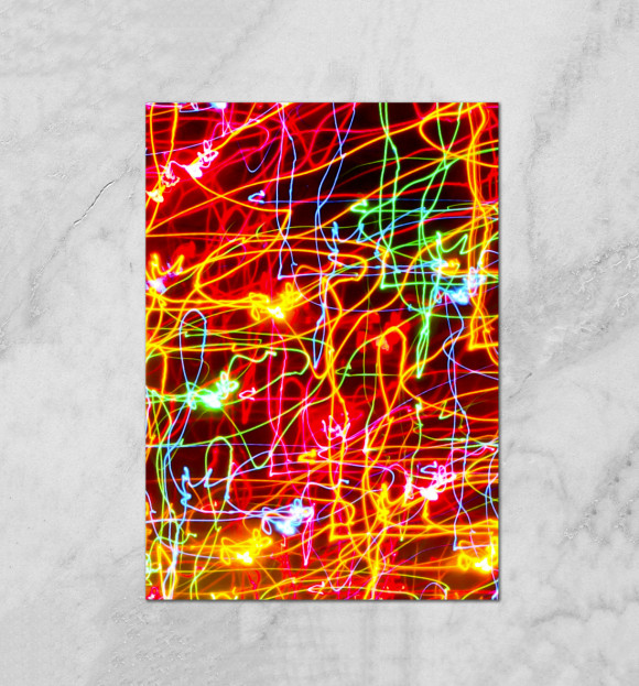 Плакат с притом Творчество цвета Белый Плакат с изображением Творчество цвета Белый