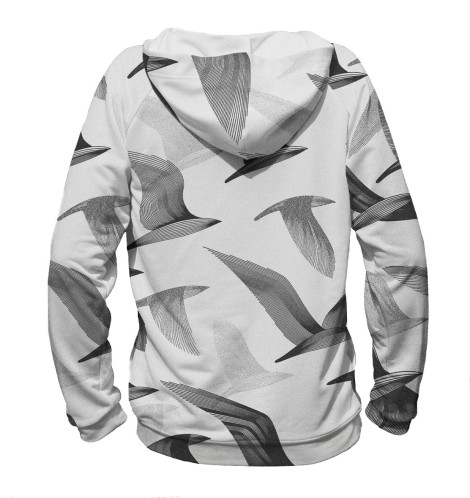

Худи Print Bar, Белый, Птицы