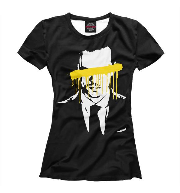 Женская футболка с изображением Мориарти цвета Белый