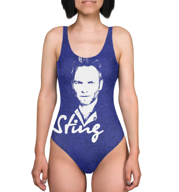 Купальник-боди с изображением Sting цвета 