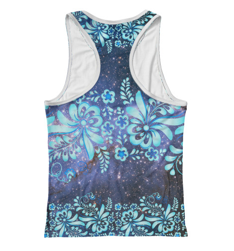 

Майки борцовки Print Bar, Белый, Цветы хохлома