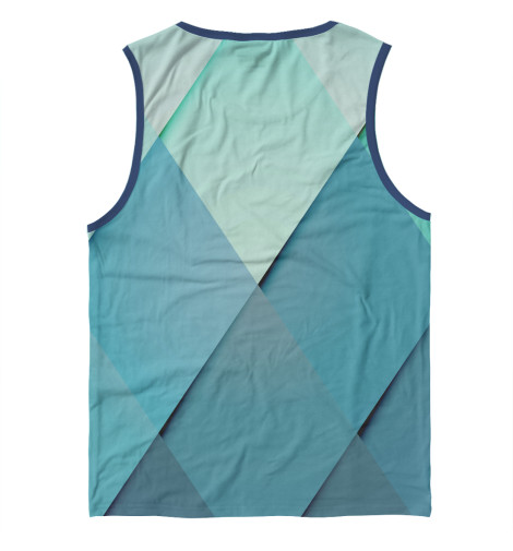 

Майки Print Bar, Белый, Azure rhombuses