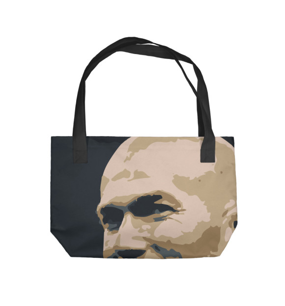 Пляжная сумка с изображением Zidane цвета 