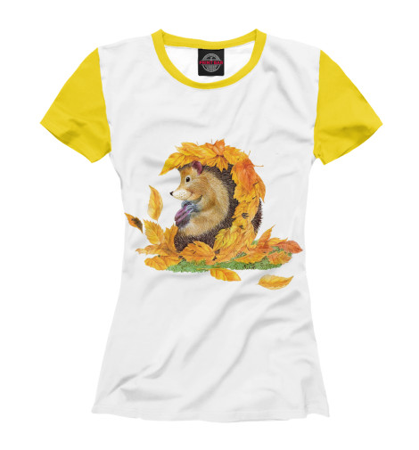 

Футболки Print Bar, Белый, Ежик