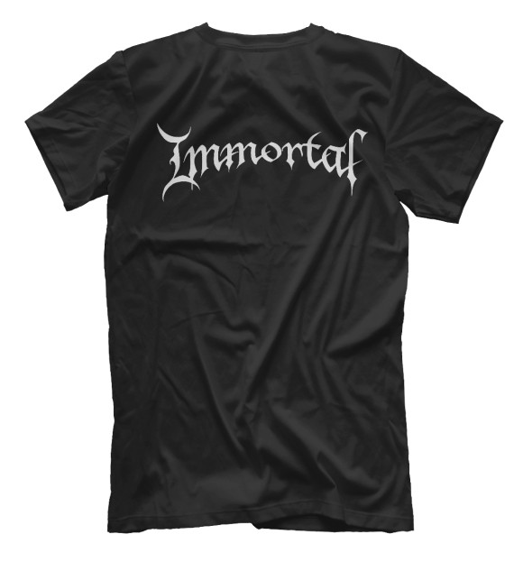 Мужская футболка с изображением Immortal Art цвета Белый