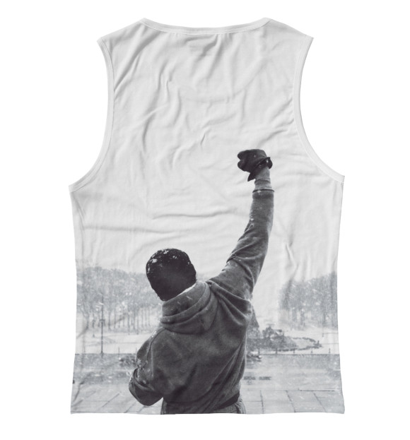 Майка для девочки с изображением Rocky цвета Белый