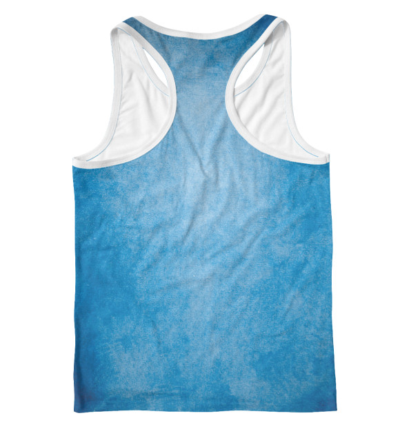 Мужская майка-борцовка с изображением Никита заряжен на победу цвета Белый