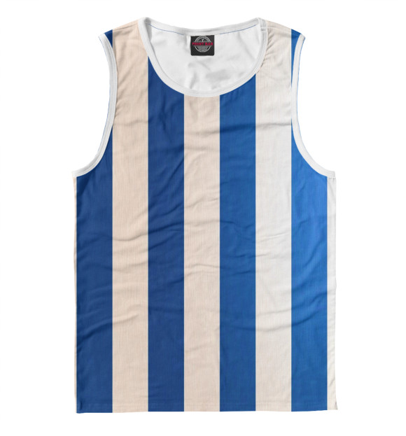 Майка для мальчика с изображением В полоску цвета Белый