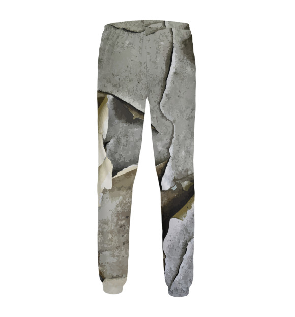 Мужские спортивные штаны с изображением Underground цвета Белый