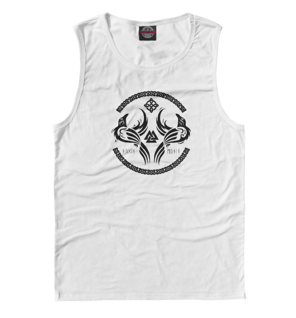 Майка для мальчика с изображением Вороны Одина цвета Белый