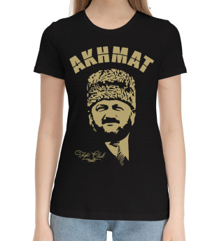 Хлопковая футболка для девочек Akhmat