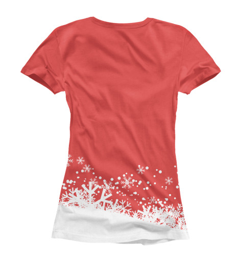 

Футболки Print Bar, Белый, Дед мороз