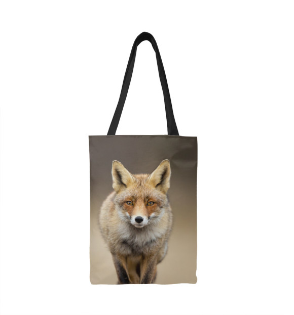 Сумка-шоппер с изображением Лиса цвета 