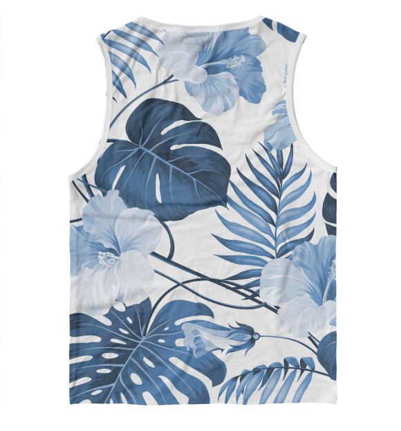 Мужская майка с изображением Hawaii цвета Белый