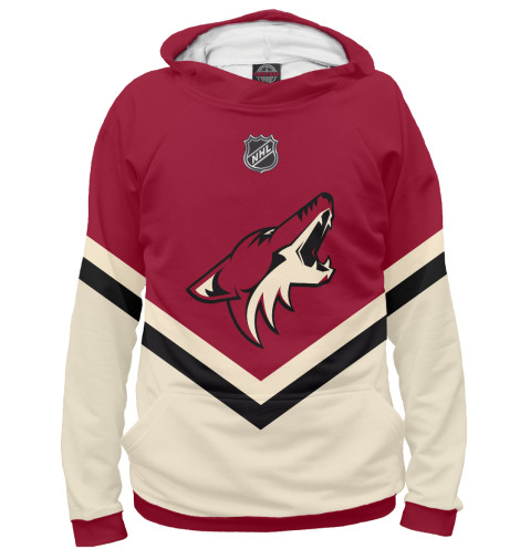 

Худи Print Bar, Белый, Arizona Coyotes