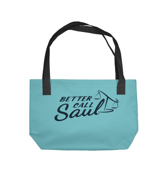 Пляжная сумка с изображением Better Call Saul цвета 
