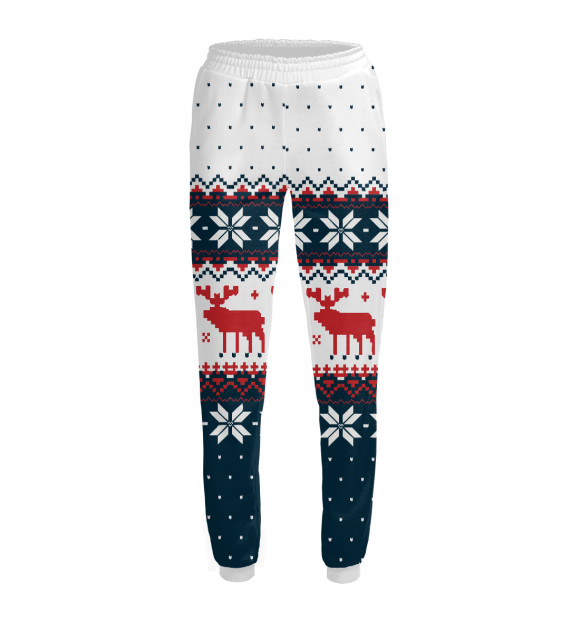 Женские спортивные штаны с изображением Red Deers цвета Белый