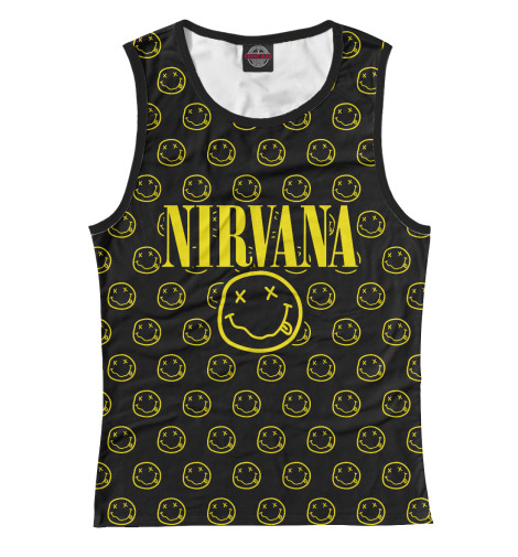 

Майки Print Bar, Белый, Nirvana Forever