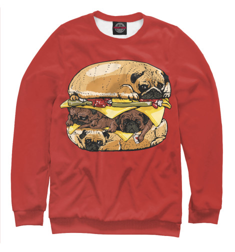 

Свитшоты Print Bar, Белый, Dog Burger